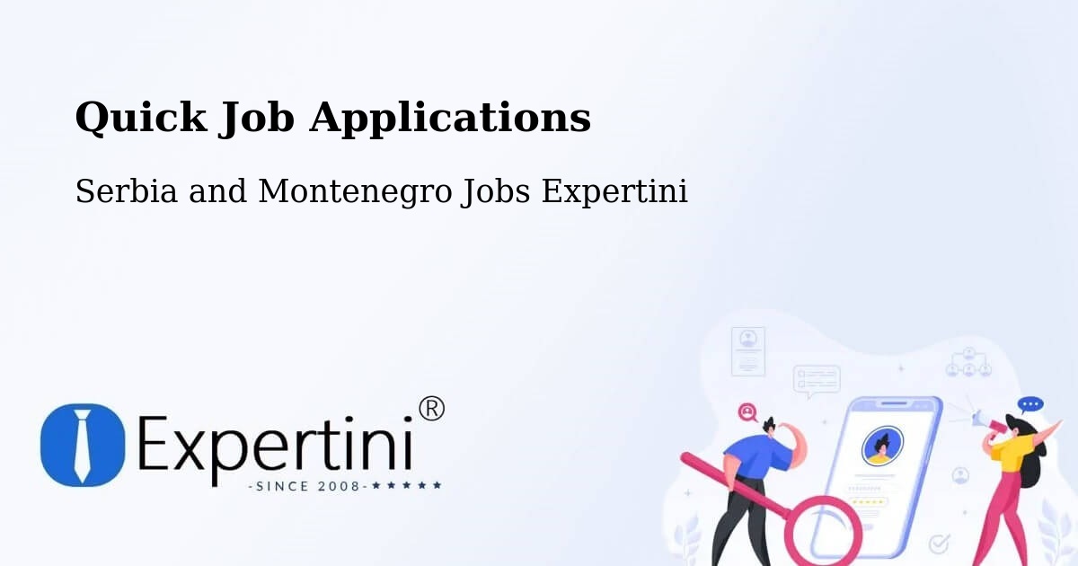 Quick Apply Feature – Shilo - Serbia and Montenegro Jobs Expertini